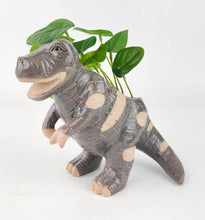 Load image into Gallery viewer, T-REX DINOSAUR PLANTER POT
