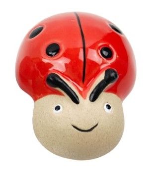 LADY BUG POT HANGER RED 7CM