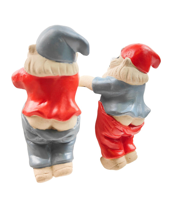 GNOME WITH PANTS DOWN POT HANGER