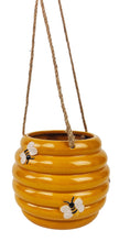 Load image into Gallery viewer, Beehive Hanging Planter Honeycomb Sm 13cm H15x15x15cm
