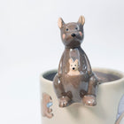 KANGAROO POT HANGER - GREY
