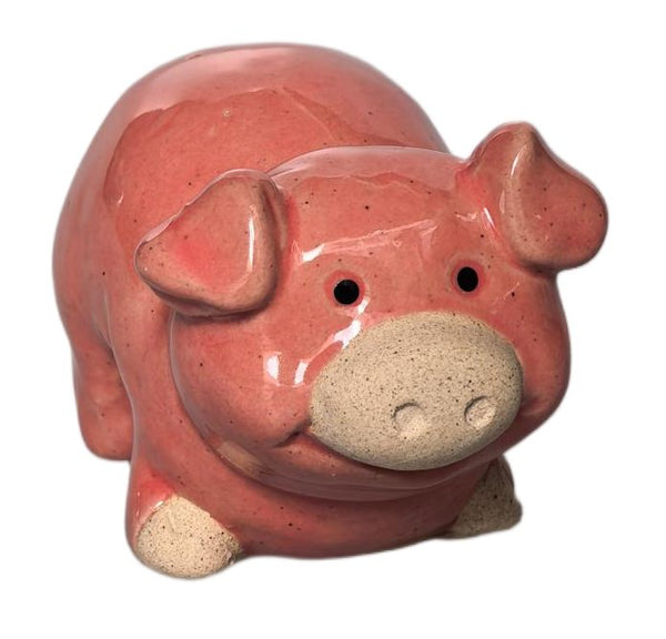 PIG POT HANGER WHITE