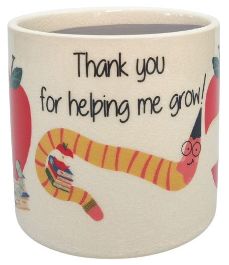 BOOKWORM THANK YOU PLANTER