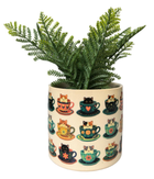 TEACUP TAILS CAT PLANTER