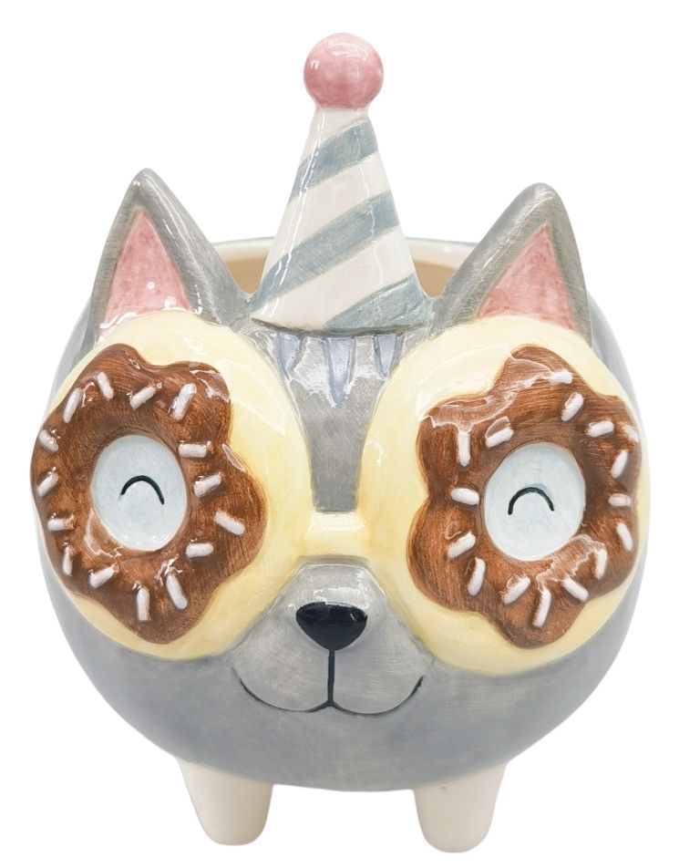 DONUT CAT PLANTER