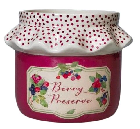 BERRY PRESERVE PLANTER PURPLE 14CM