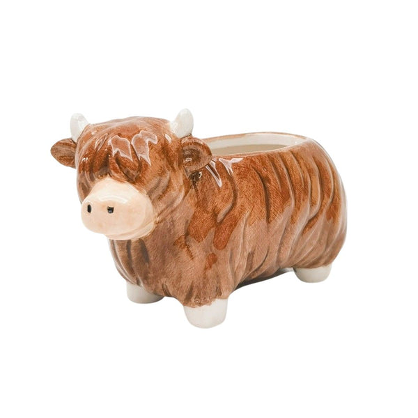 HIGHLAND COW PLANTER