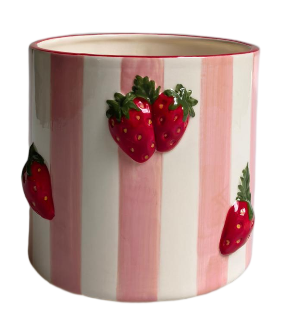 STRAWBERRY DELIGHT PLANTER POT