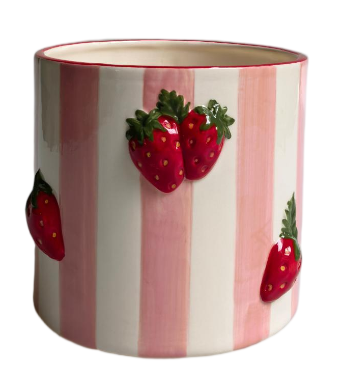 STRAWBERRY DELIGHT PLANTER POT