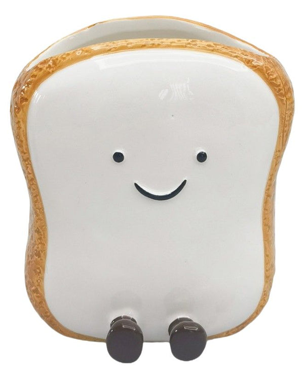 TEDDY TOAST FRIENDS POT PLANTER