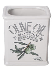 Load image into Gallery viewer, WHITE CLASSIC OLIVE OIL VESSEL
