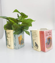 Load image into Gallery viewer, DOG THEMED BOOKS PLANTER POT
