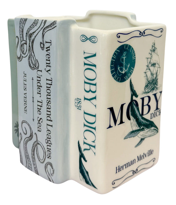 MOBY DICK SEA THEMED BOOK PLANTER