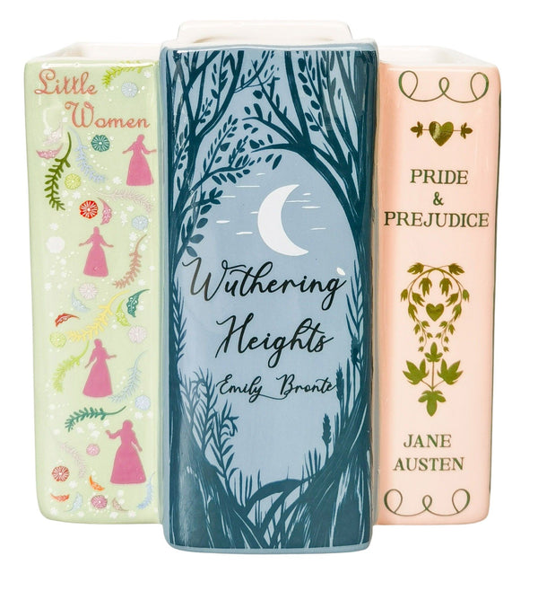 GIRLY CLASSIC BOOKS THEMED PLANTER