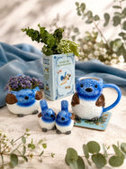 BLUE WREN PLANTER BLUE