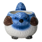 BLUE WREN PLANTER BLUE