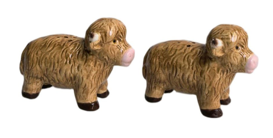 HIGHLAND COW S&P SHAKER SET