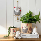 QUIRKY WHITE DUCKS ORNAMENT