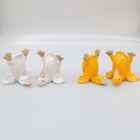 YELLOW QUIRKY DUCKS ORNAMENT