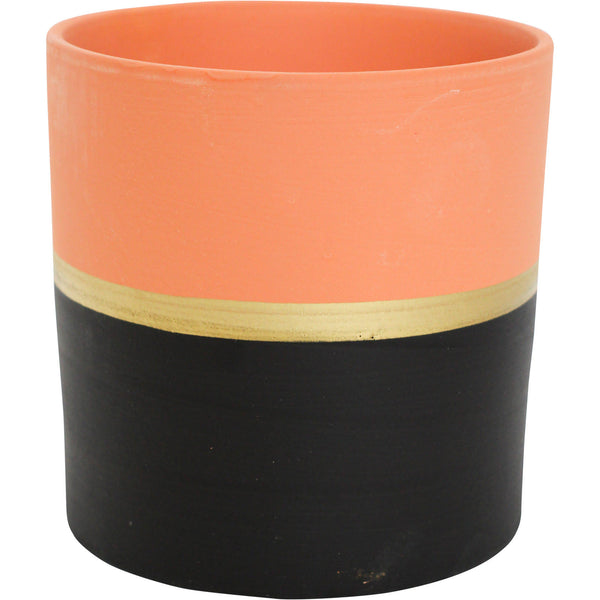 NATURAL TERRACOTTA/BLACK POT