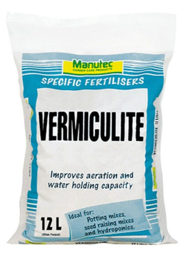 MANUTEC VERMICULITE 12L Sydney's Plant Market