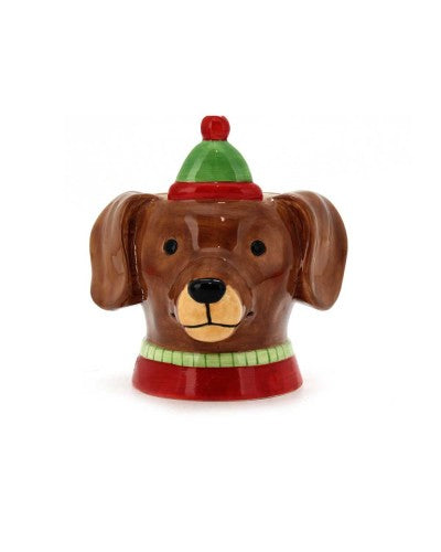 XMAS DOG PLANTER