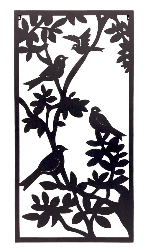 BIRD WALL ART CUT OUT RECTANGULAR – Sydney's Plant Market