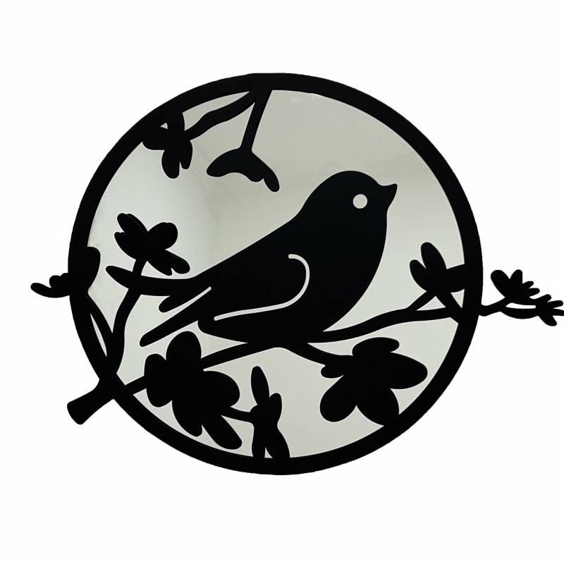 SEARCHING BIRD WITH MIRROR WALL ART Sydney's Plant Market