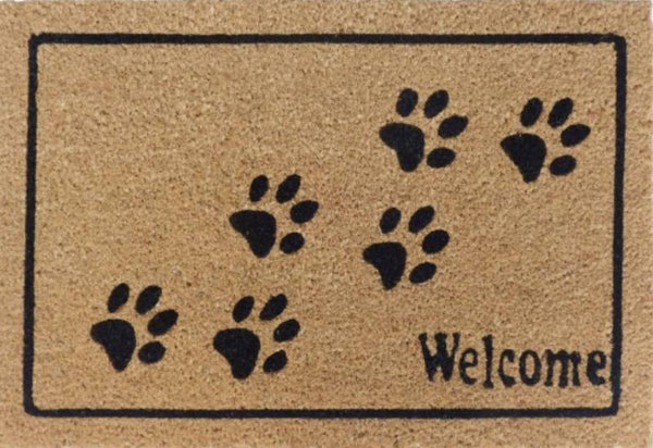 WELCOME PAWS DOORMAT Sydney's Plant Market