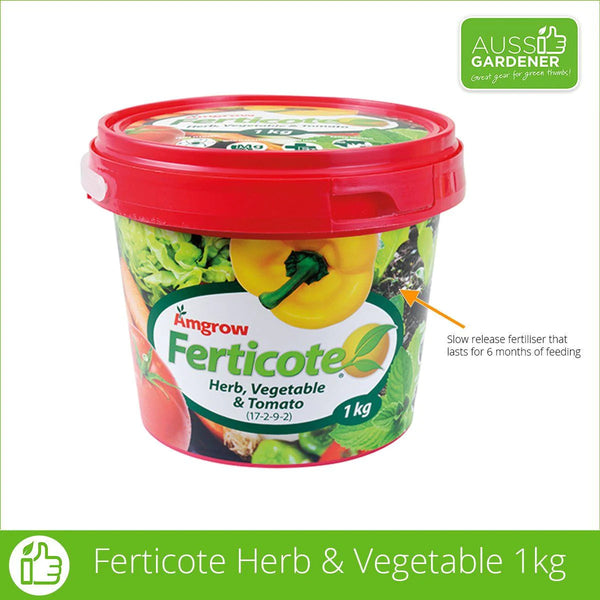 AMGROW FERTICOTE HERB, VEGETABLE & TOMATO - SLOW RELEASE FERTILISER Sydney's Plant Market