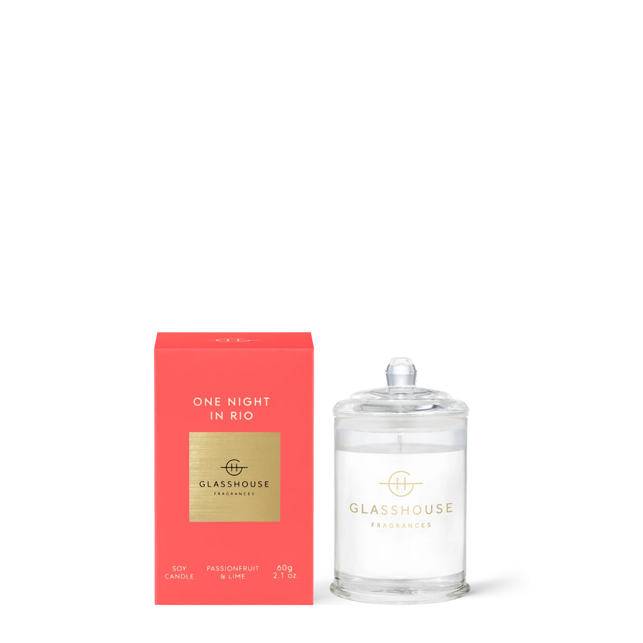 Glasshouse Fragrance Candle One Night in Rio 380g - Sydney's Plant Market