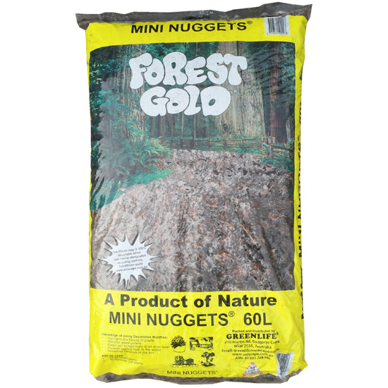 PINE BARK MINI NUGGETS 60L BAG - Sydney's Plant Market