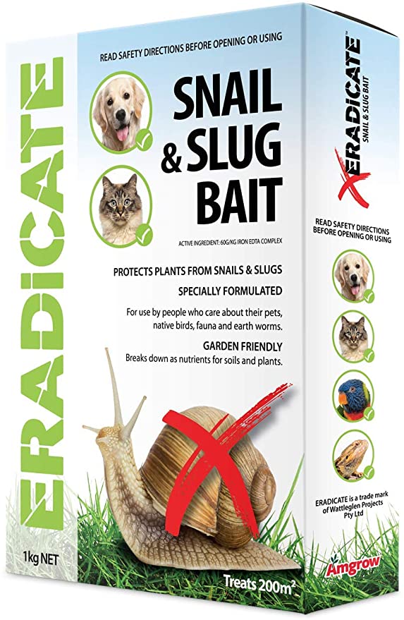 'ERADICATE' SNAIL & SLUG BAIT. Sydney's Plant Market