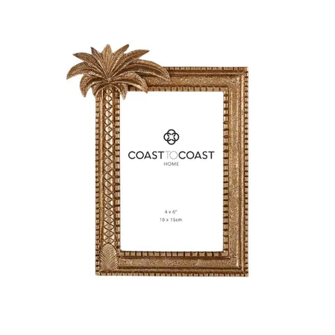 KEILANI RESIN 4X6" FRAME 16X20CM GOLD Sydney's Plant Market