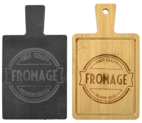Fromage Slate/Bamboo Serving Boards