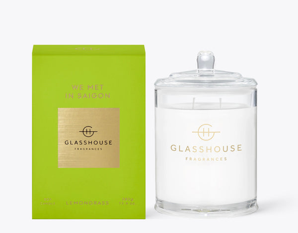 Glasshouse Fragrance Candle We Met in Saigon - Sydney's Plant Market