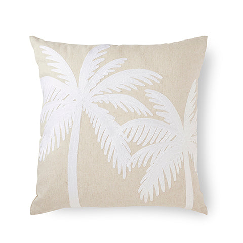 LUCA NATURAL EMBROIDERED CUSHION 5OCM
