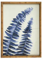 BLEU FRAME GLASS PRINT 40X55CM 4 ASST Sydney's Plant Market
