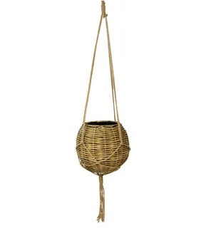 Rattan Bulb Hang Basket