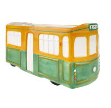 Load image into Gallery viewer, Tram Planter Green &amp; Yellow H13x29cm
