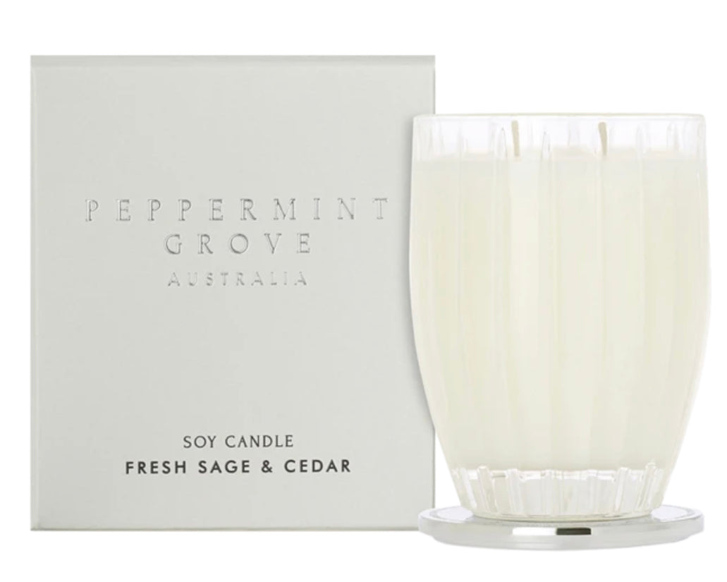 Peppermint Grove Candle ‘Fresh Sage & Cedar’