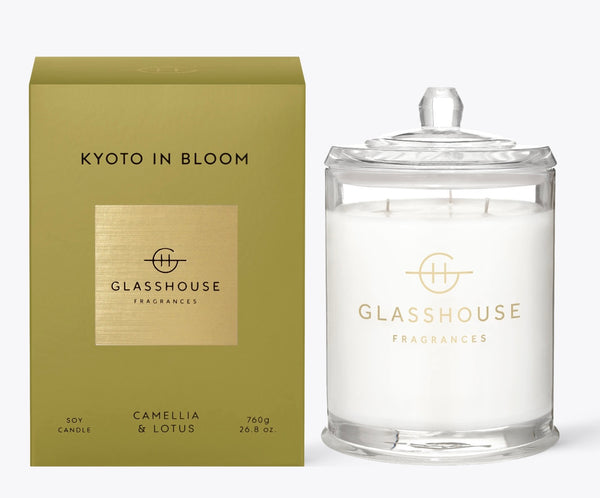 Glasshouse Fragance Candle Kyoto in Bloom - Sydney's Plant Market