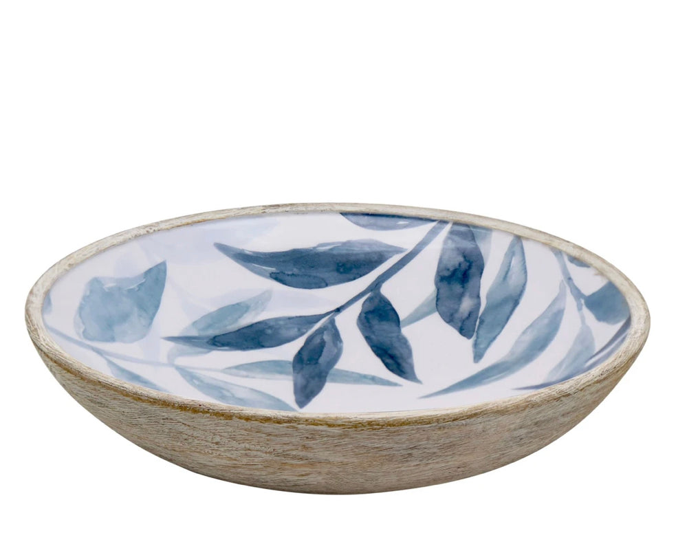 Sorrento Whitewash Salad Bowl 35 x 8cm