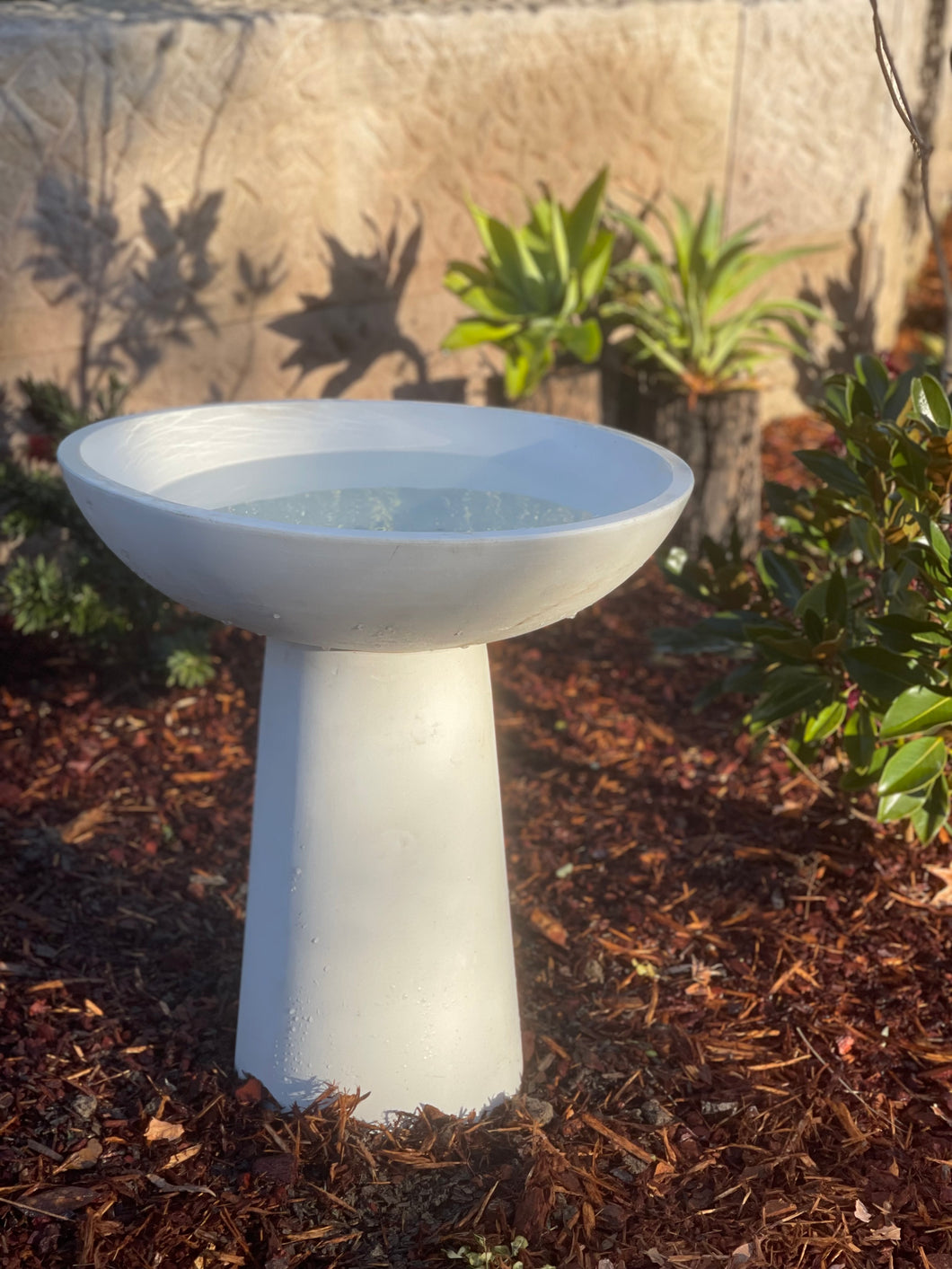CEMENT LITE BIRD BATH - Sydney's Plant Market