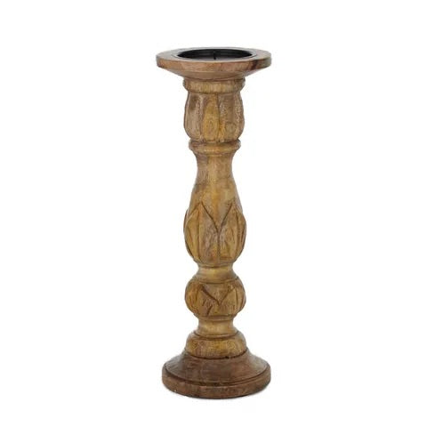 Maya Wood Candleholder Sydney's Plant Market