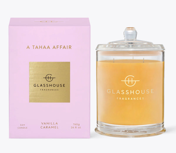 Glasshouse Fragrance Candle A Tahaa Affair 380g - Sydney's Plant Market