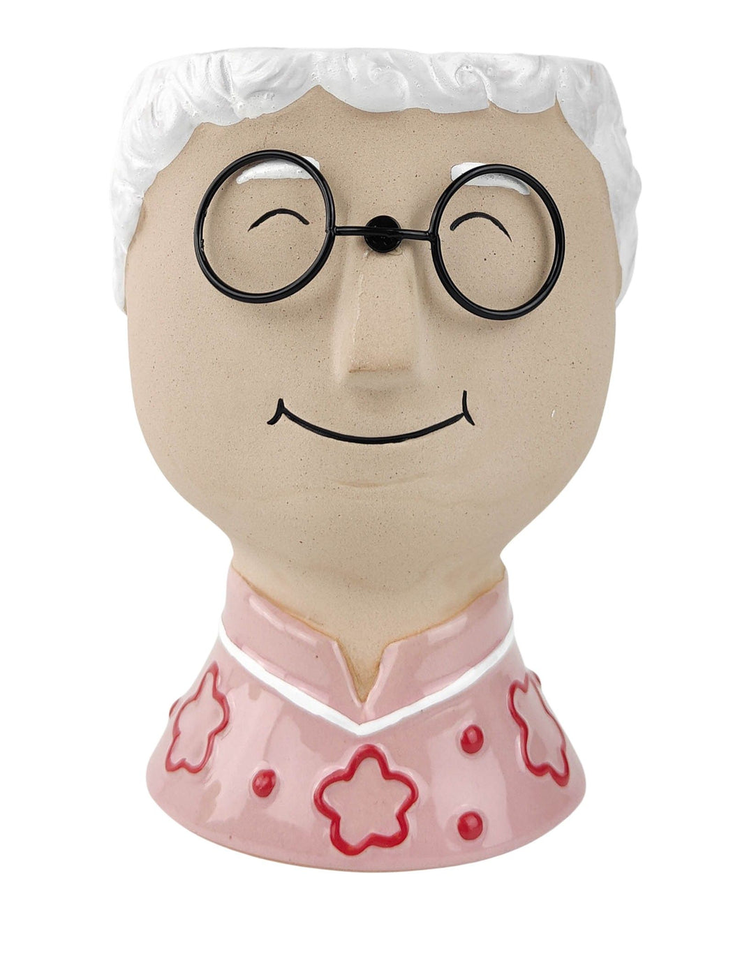 Grandma Planter Light Pink 16cm