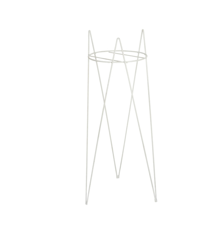 Corby Metal Pot Stand - White - Sydney's Plant Market