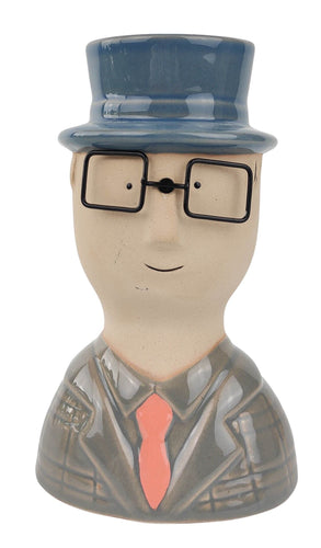 Father Planter Grey 18cm Sydney's Plant Market