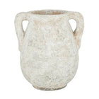 POMPEI CER URN - Rustic White Sydney's Plant Market